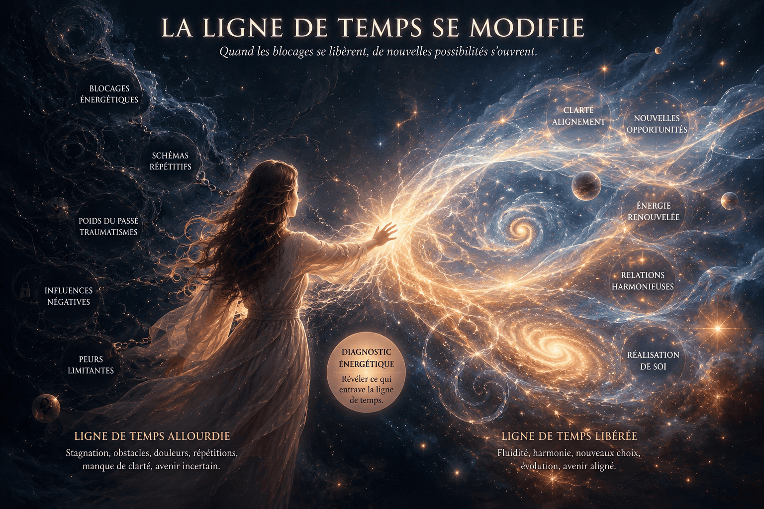 Diagnostic énergétique et libération des lignes de temps - June Jung Médium Nantes